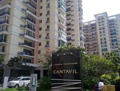Cho thuê căn hộ cao cấp Cantavil Quận 2, DT 90 m2, 3PN tầng cao, có đủ nội thất, giá 11.5 tr/th